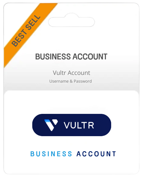 Vultr Account (Business Account)